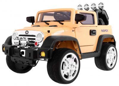 JEEP NA AKUMULATOR Pojazd elektryczny AUTO 2,4GHz BEŻOWY JJ235A